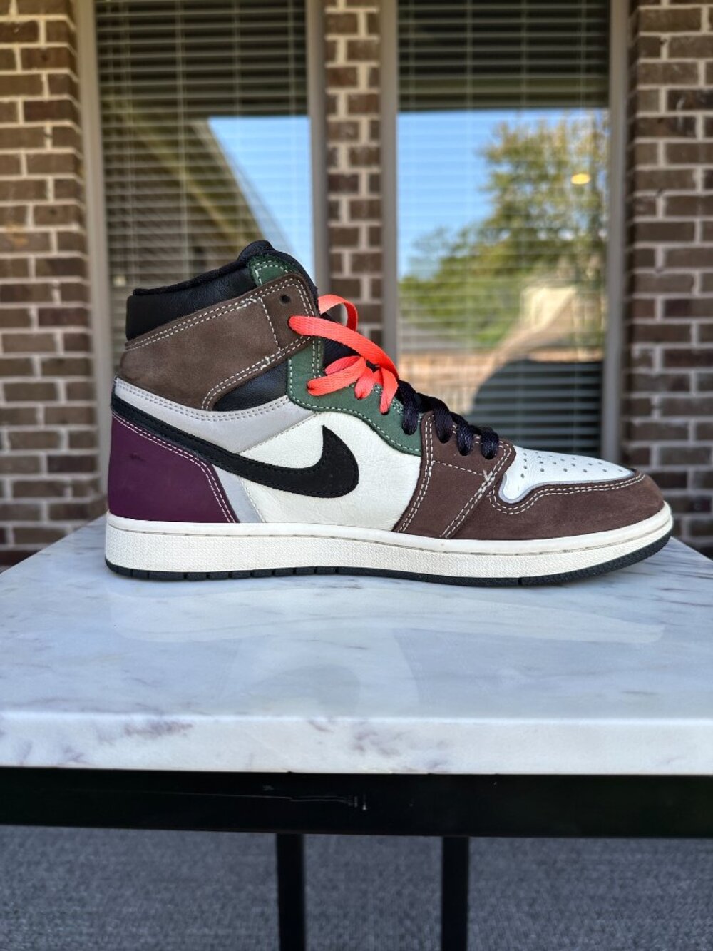 Nike Jordan 1 Retro High OG Hand Crafted Leather DH3097-001 Women 9.5 Men 8 - Picture 8 of 15
